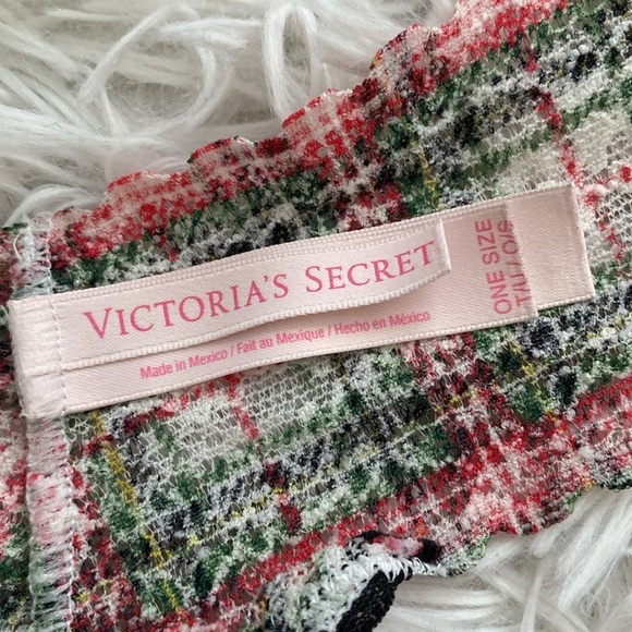 NWOT Victoria’s Secret plaid RARE thong - Picture 5 of 7